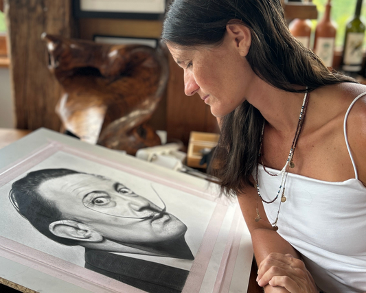 Zeichenreise: Die Entstehung meines Werks „Salvador Dali“