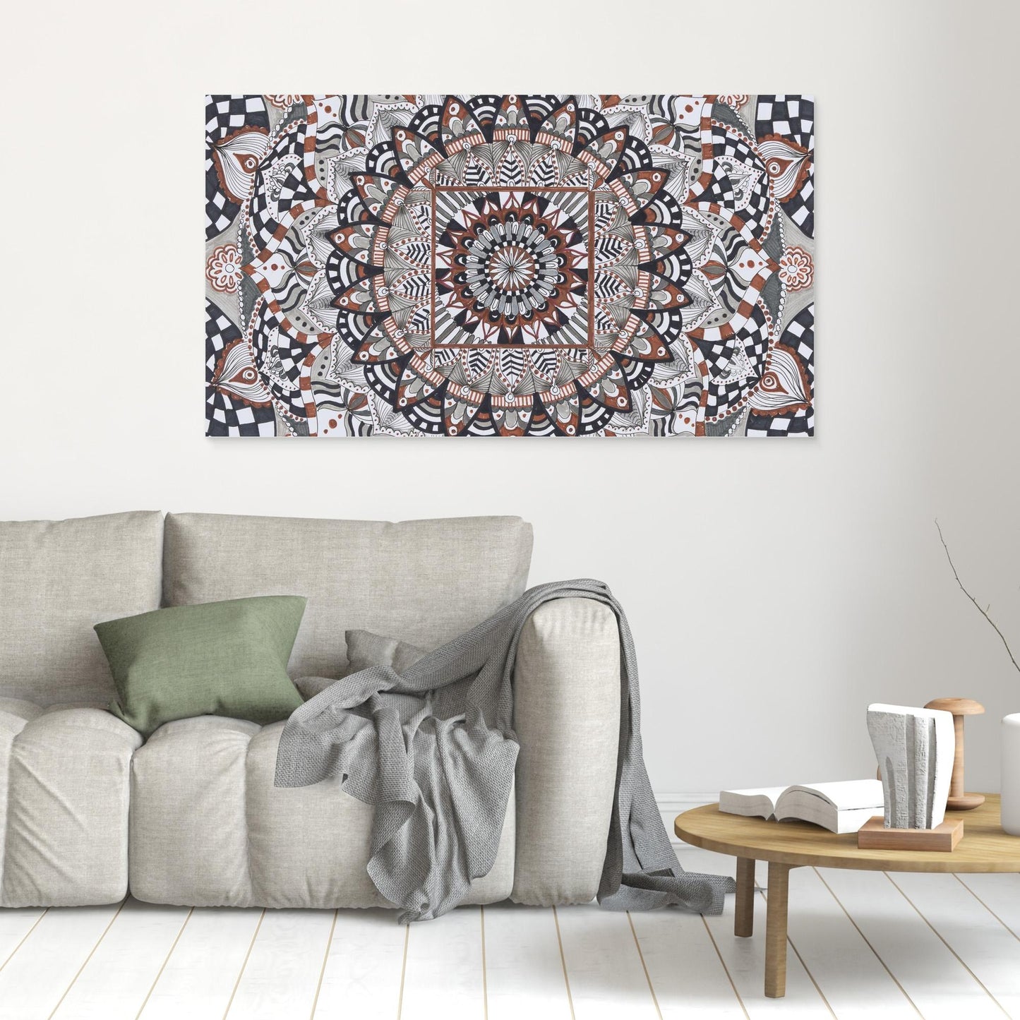 Mandala - „Geordnete Blüte“