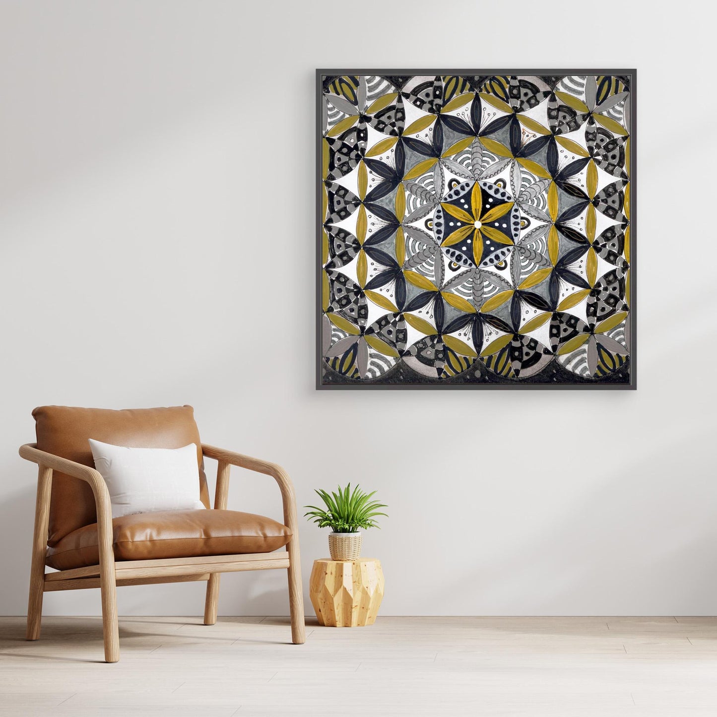 Lebensblume quadrat - Mandala