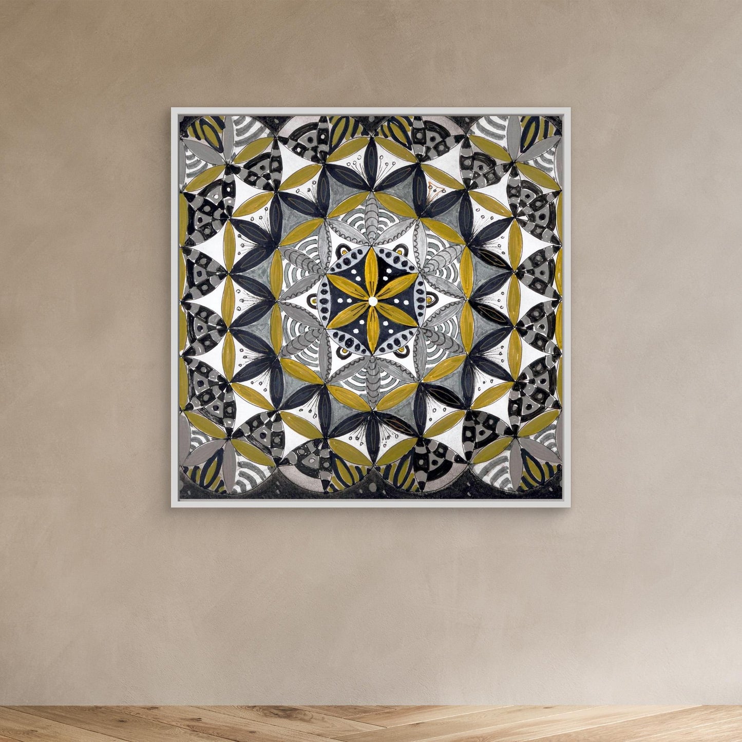 Lebensblume quadrat - Mandala
