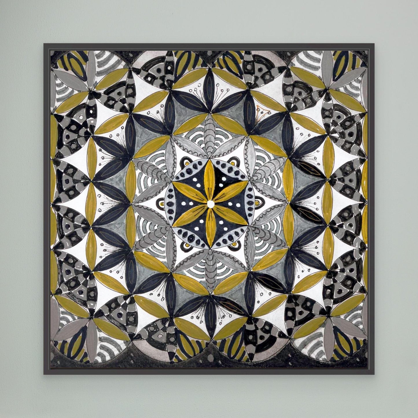 Lebensblume quadrat - Mandala