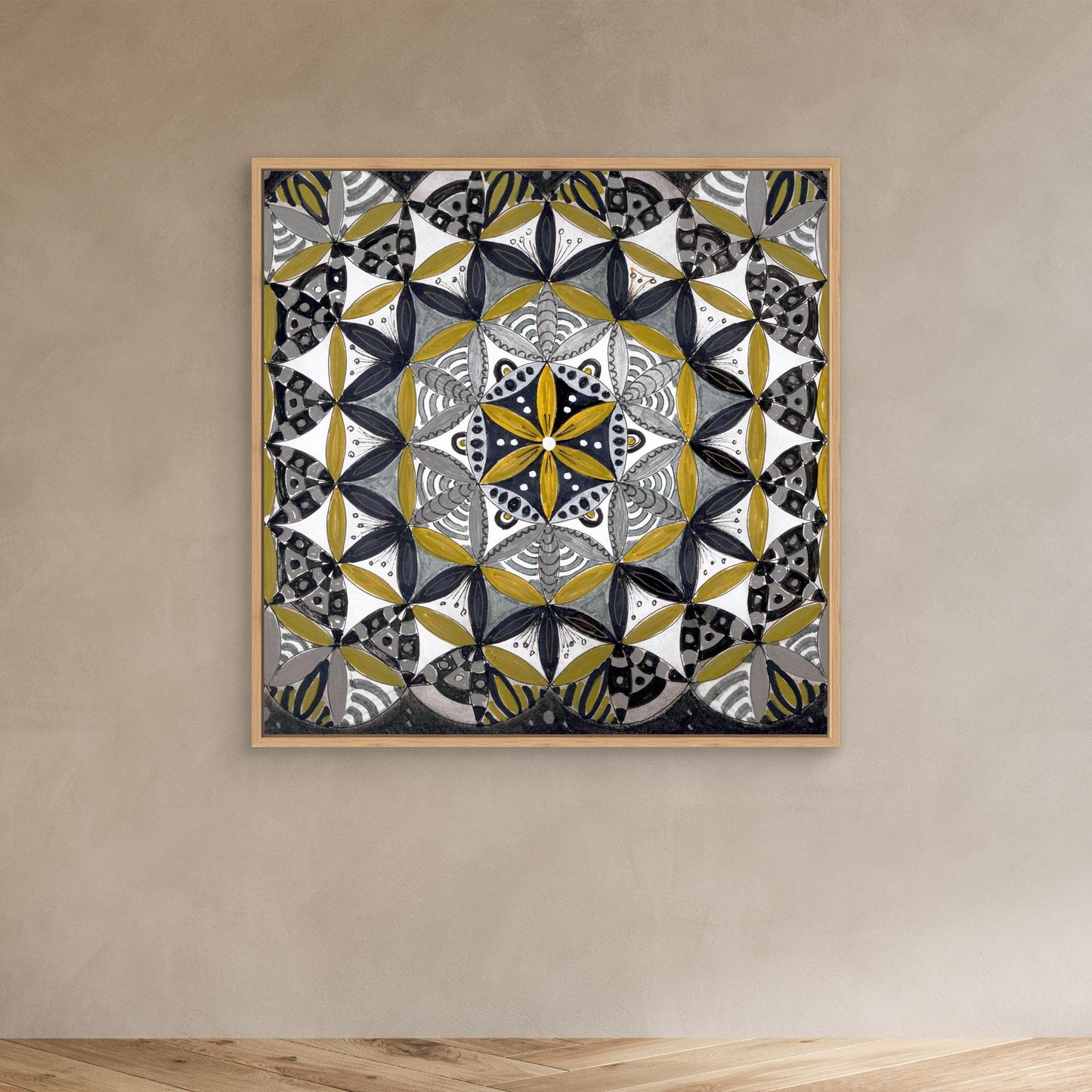 Lebensblume quadrat - Mandala