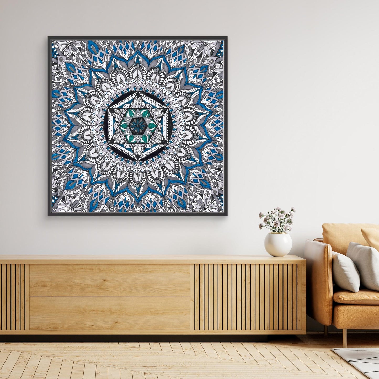 Mandala quadratisch - „Heilige Symmetrie“