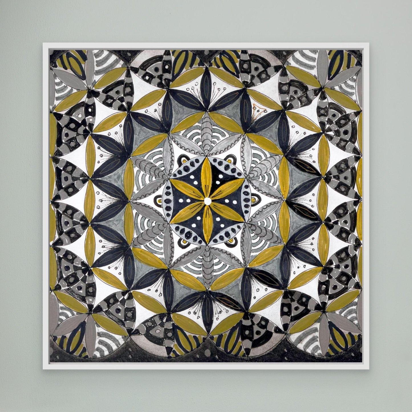 Lebensblume quadrat - Mandala