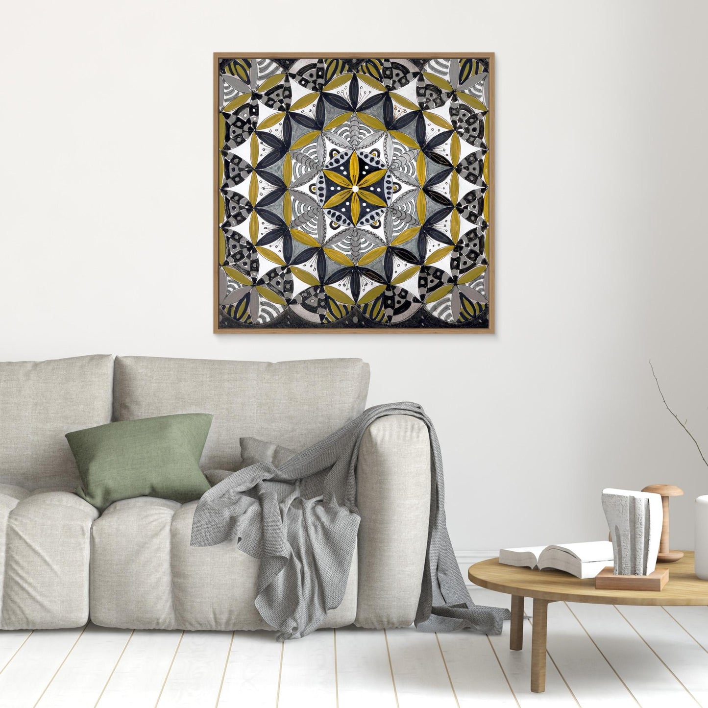 Lebensblume quadrat - Mandala