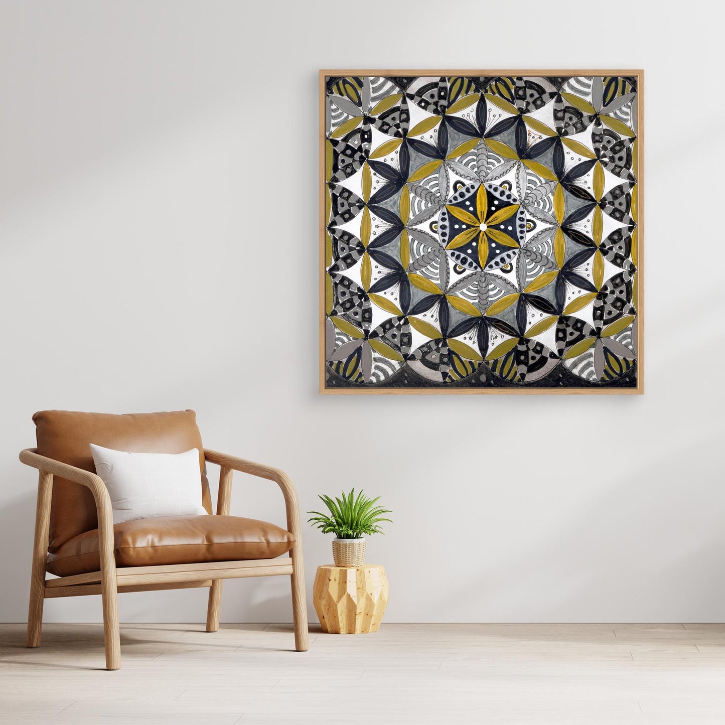 Lebensblume quadrat - Mandala