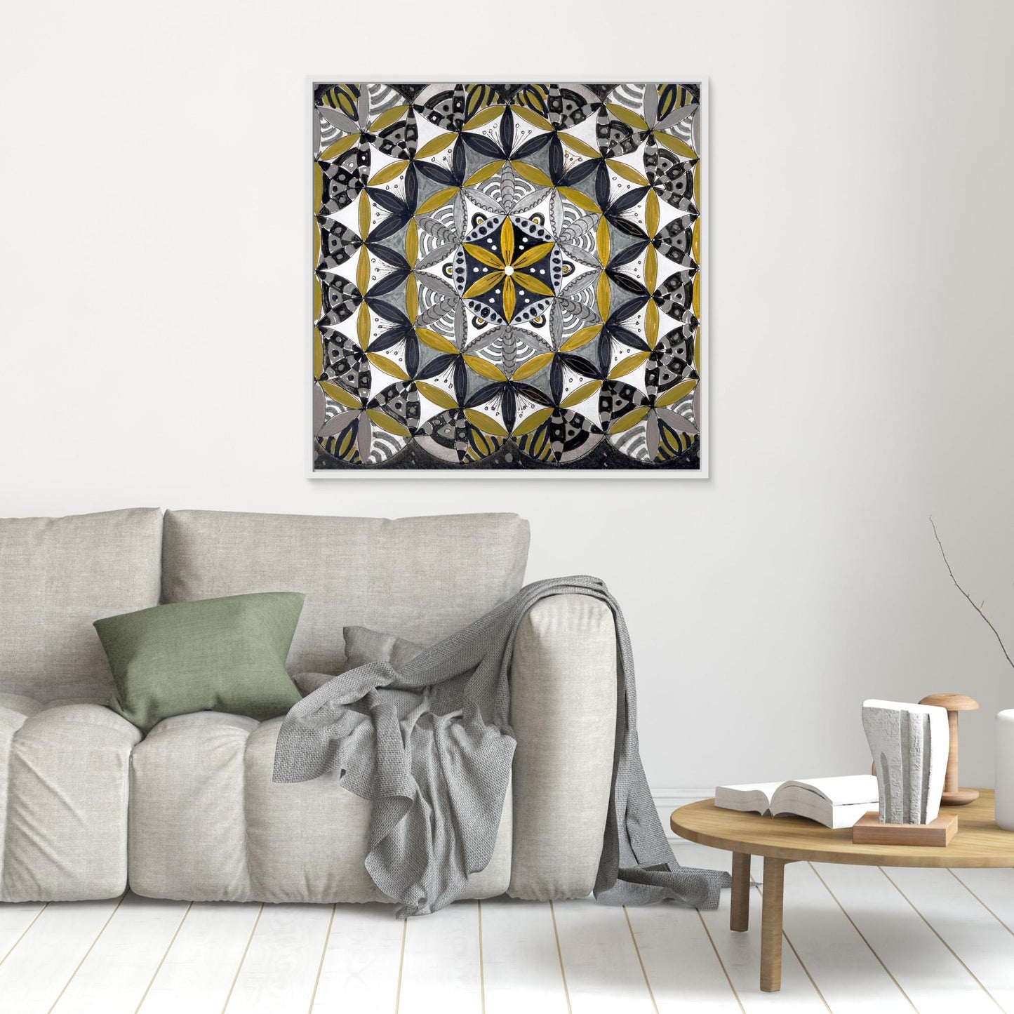 Lebensblume quadrat - Mandala