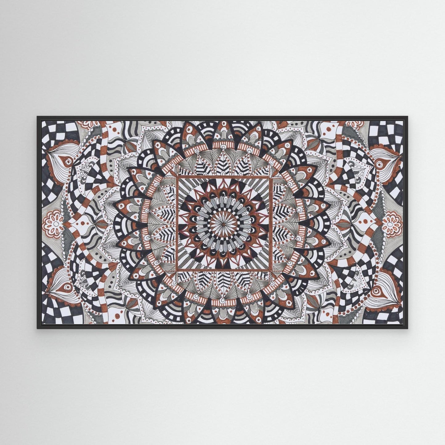 Mandala - „Geordnete Blüte“