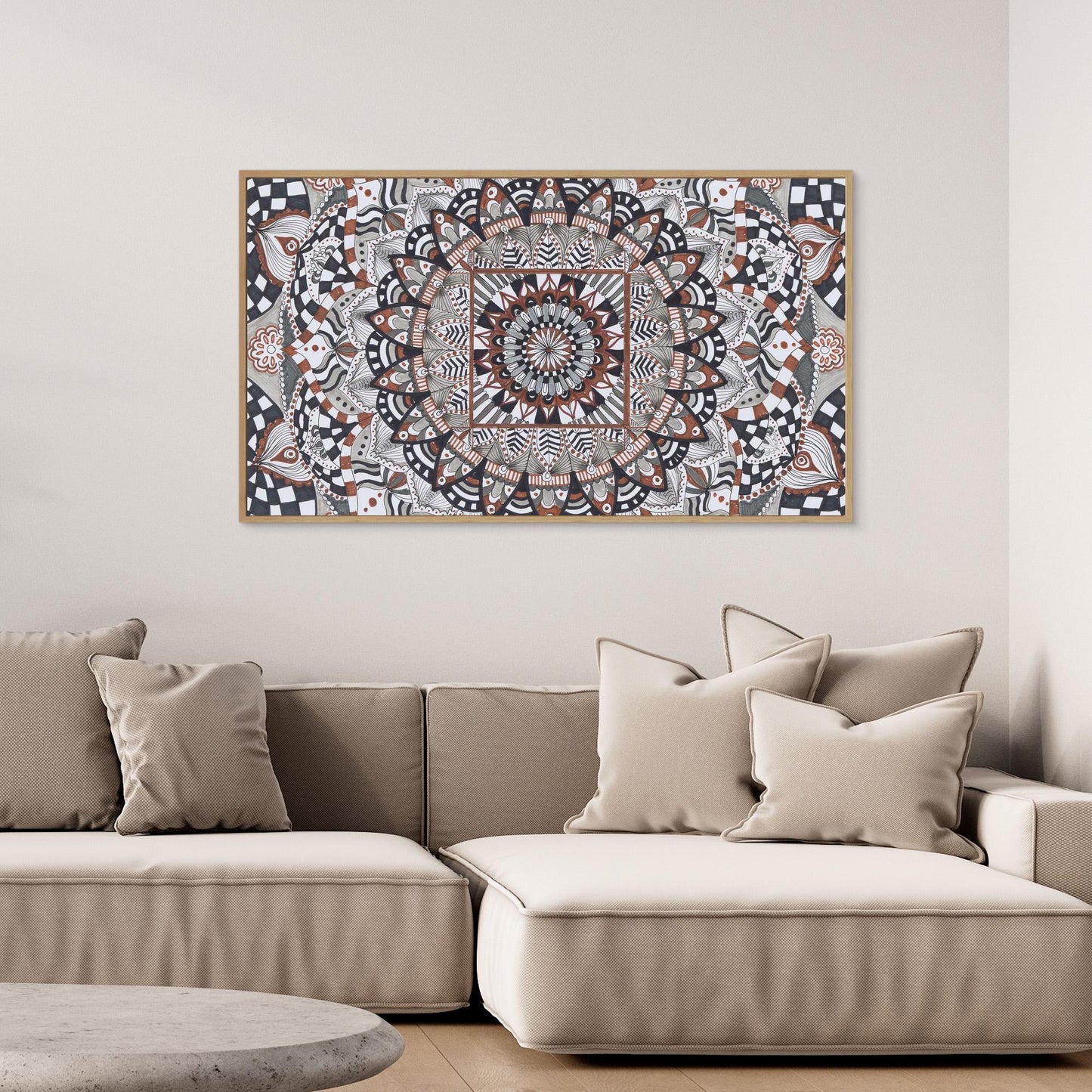 Mandala - „Geordnete Blüte“