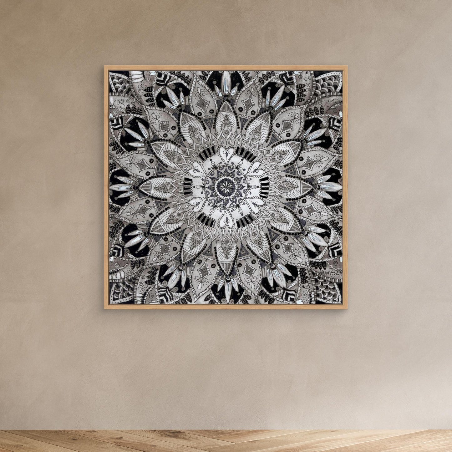 Mandala quadratisch - „Herzraum“