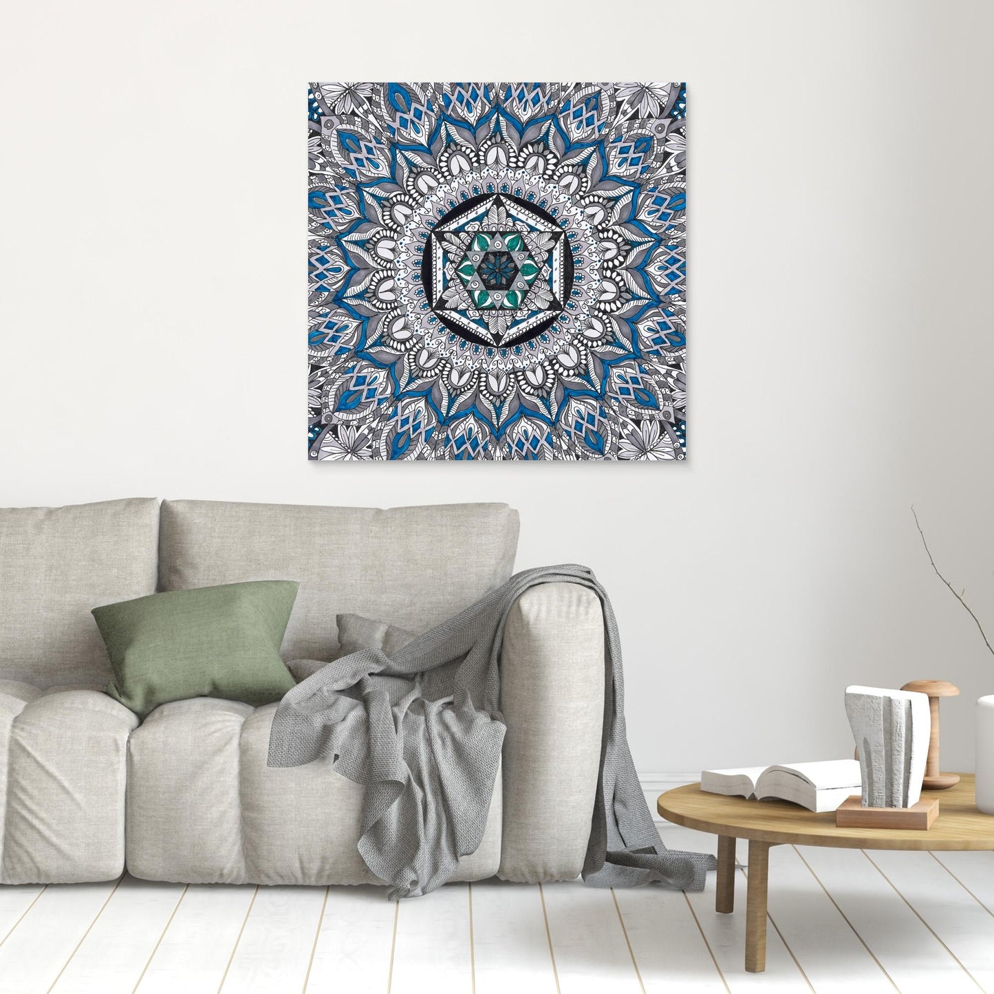 Mandala quadratisch - „Heilige Symmetrie“