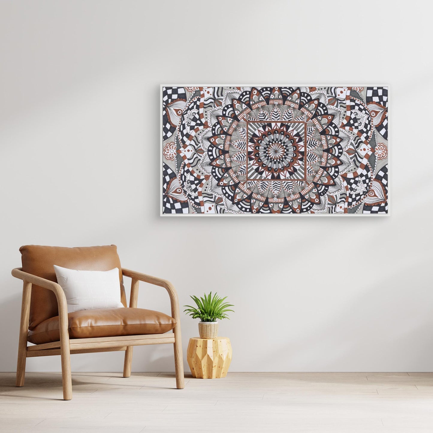 Mandala - „Geordnete Blüte“