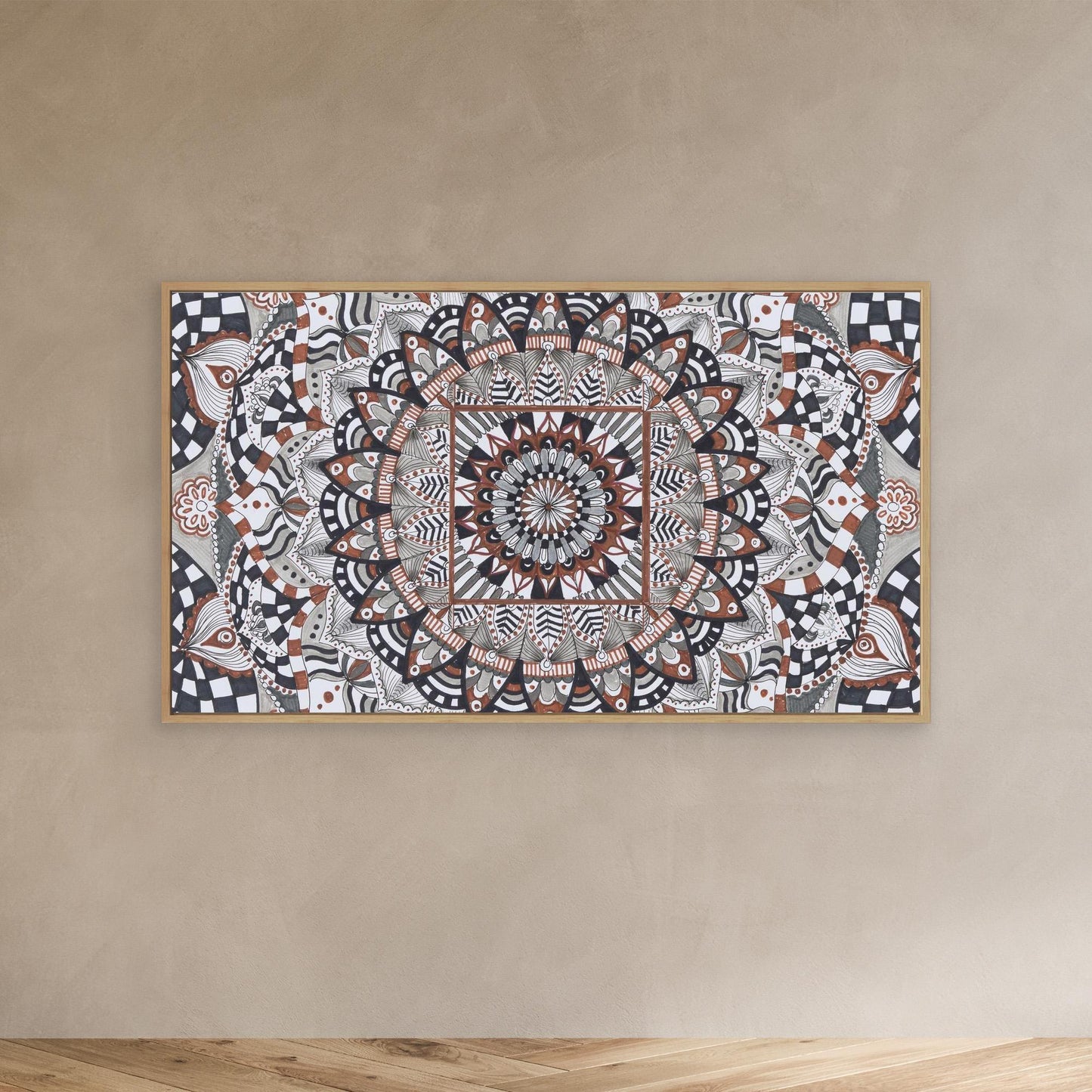Mandala - „Geordnete Blüte“
