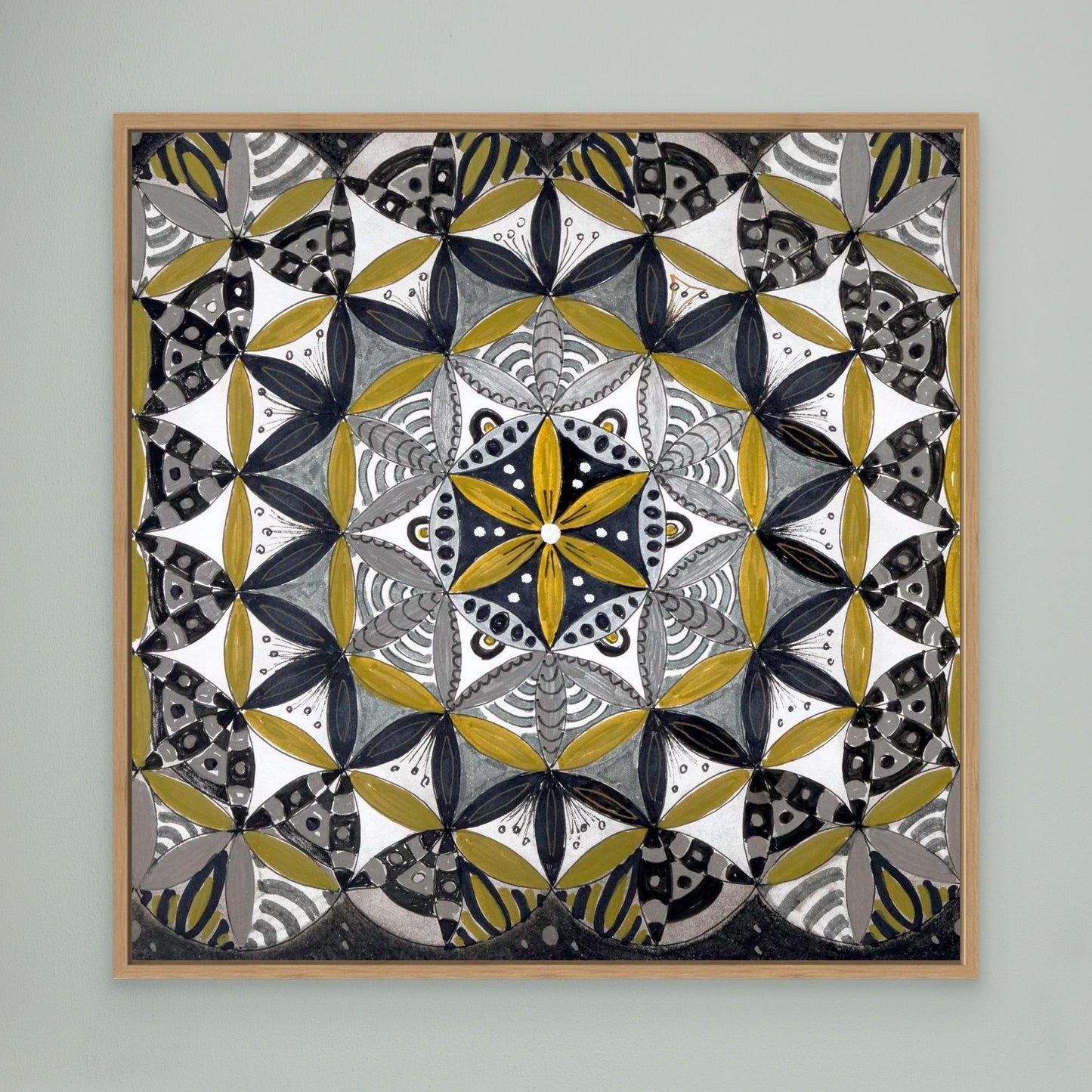Lebensblume quadrat - Mandala