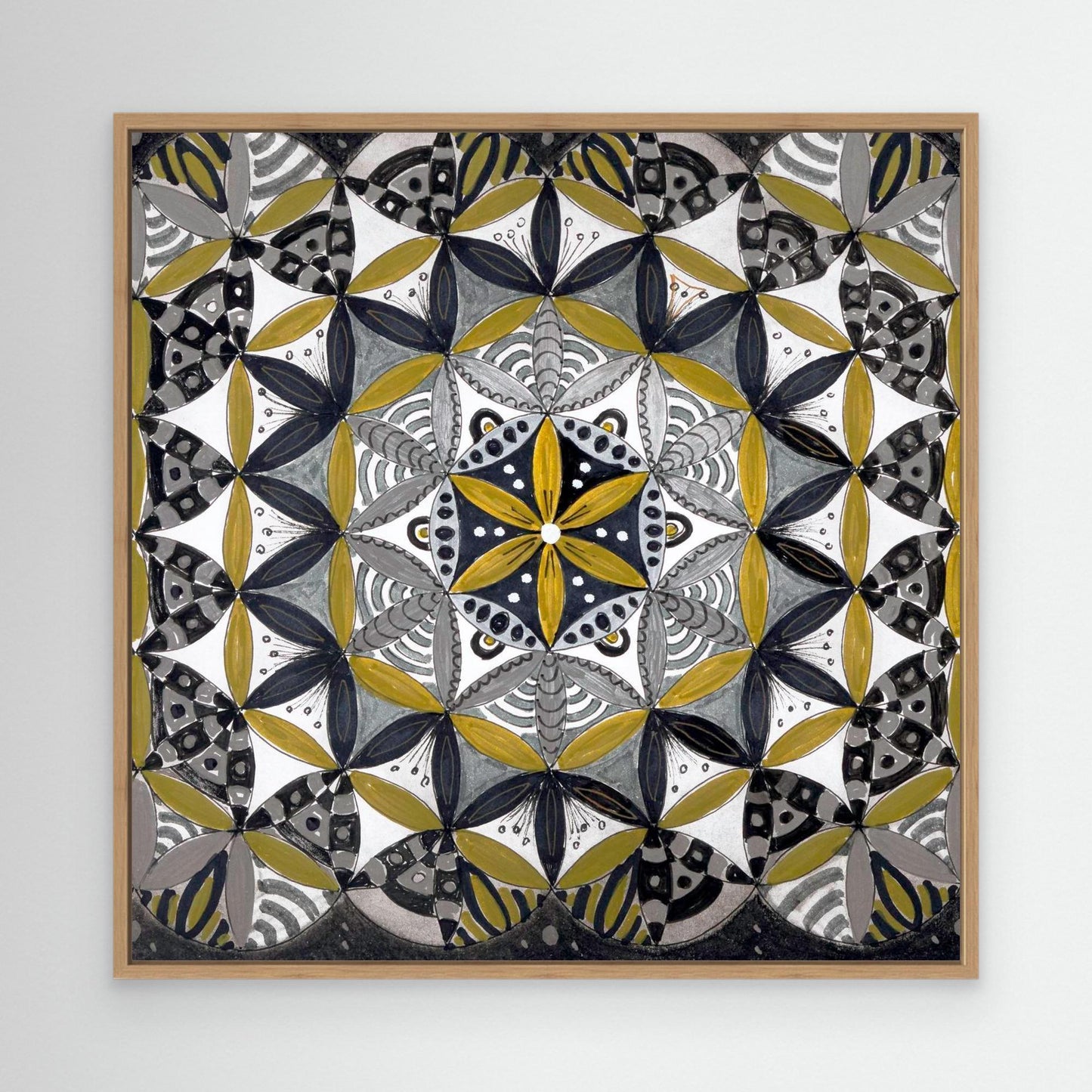 Lebensblume quadrat - Mandala