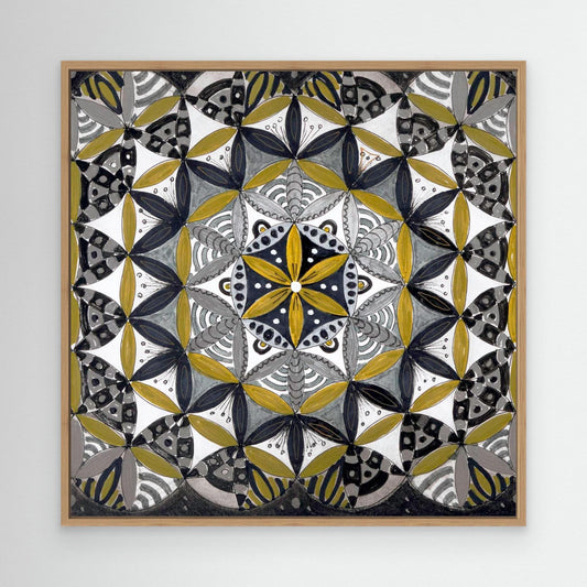 Lebensblume quadrat - Mandala