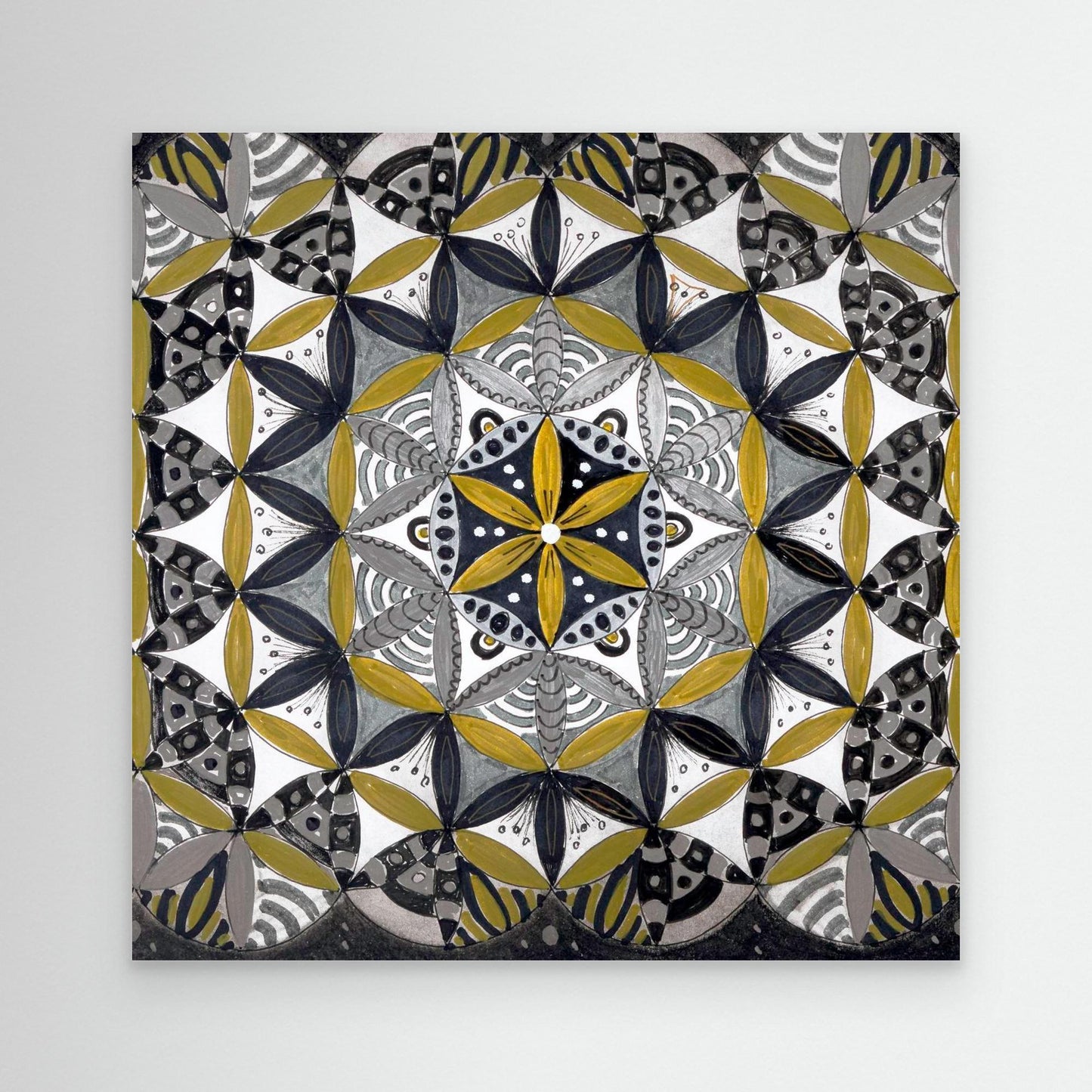 Lebensblume quadrat - Mandala