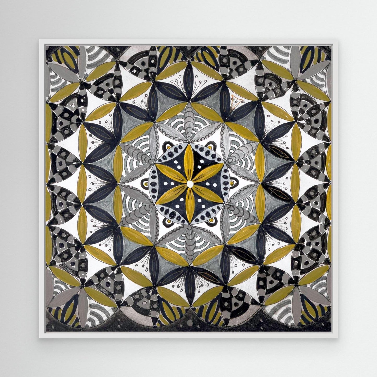 Lebensblume quadrat - Mandala