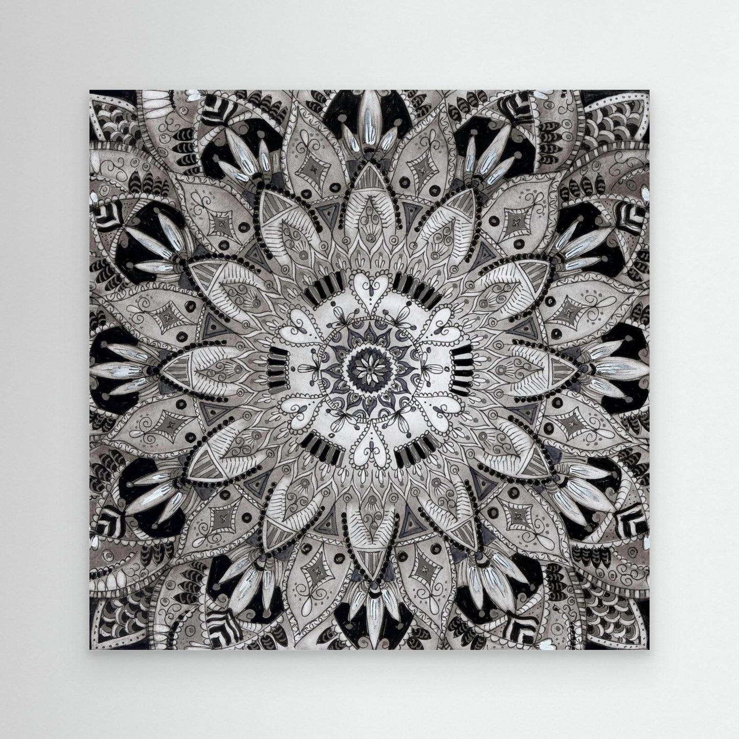 Mandala quadratisch - „Herzraum“
