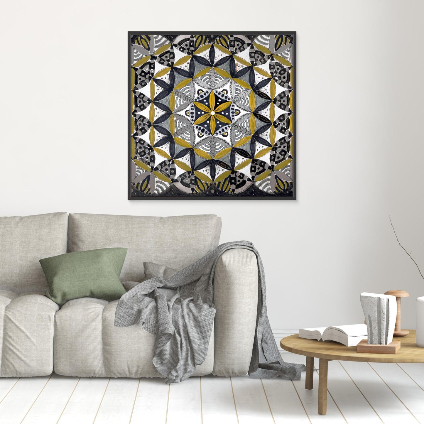 Lebensblume quadrat - Mandala