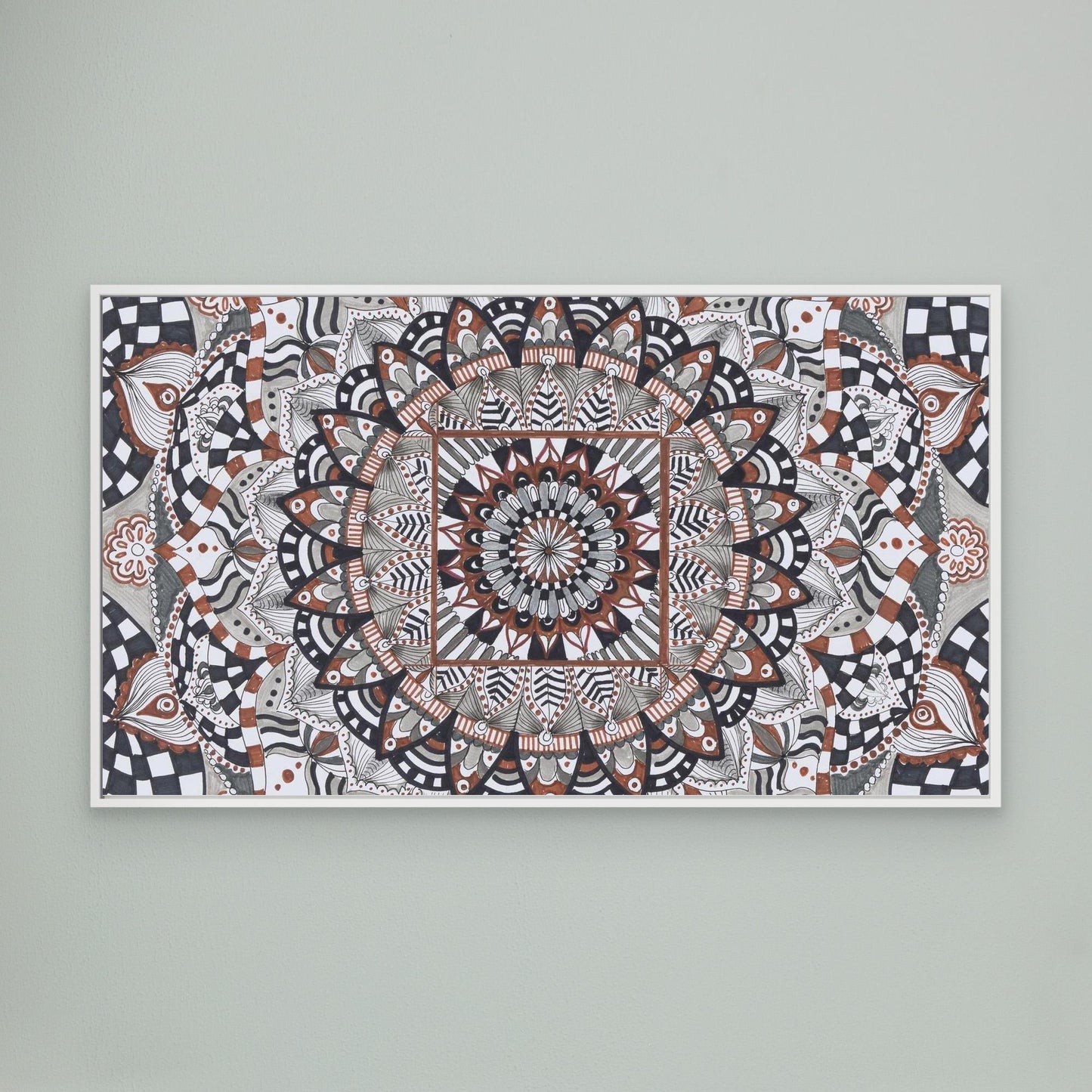 Mandala - „Geordnete Blüte“