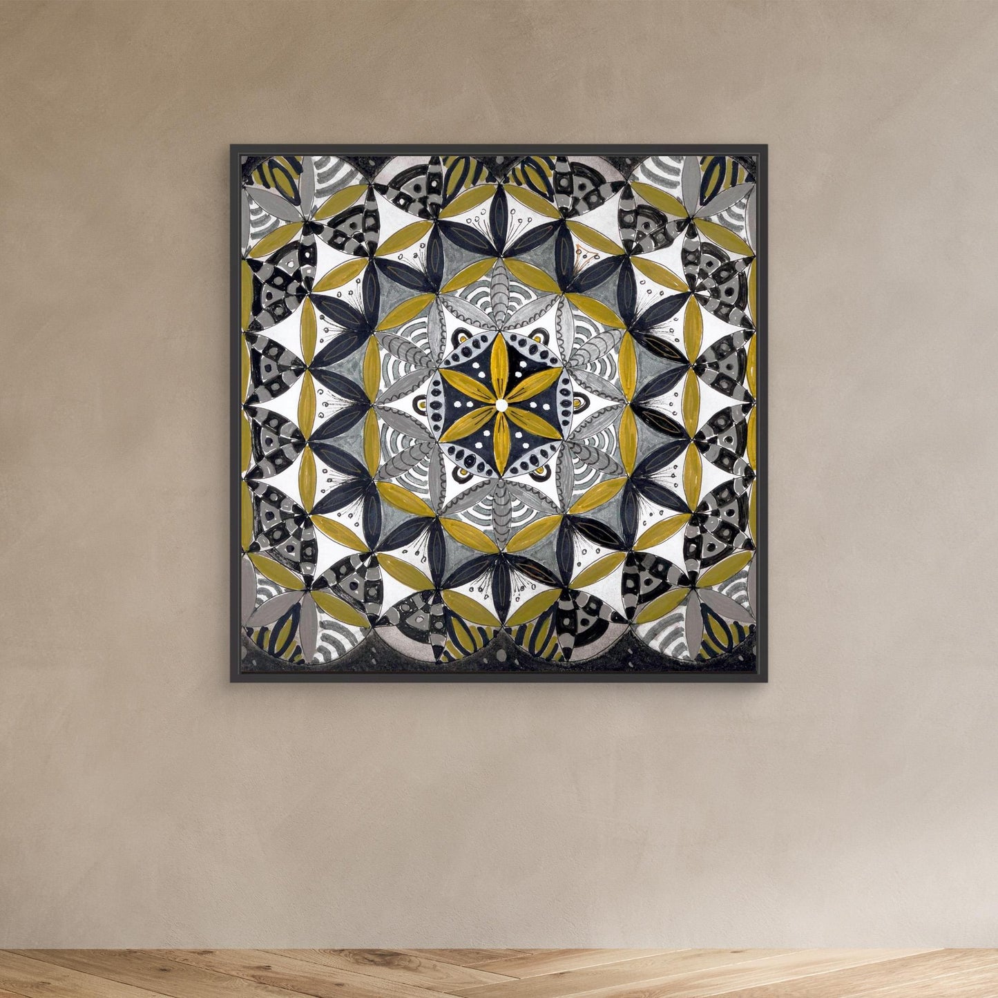 Lebensblume quadrat - Mandala