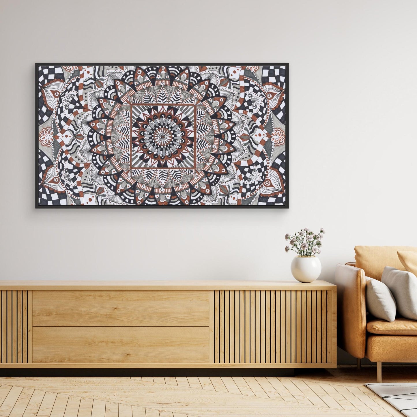 Mandala - „Geordnete Blüte“