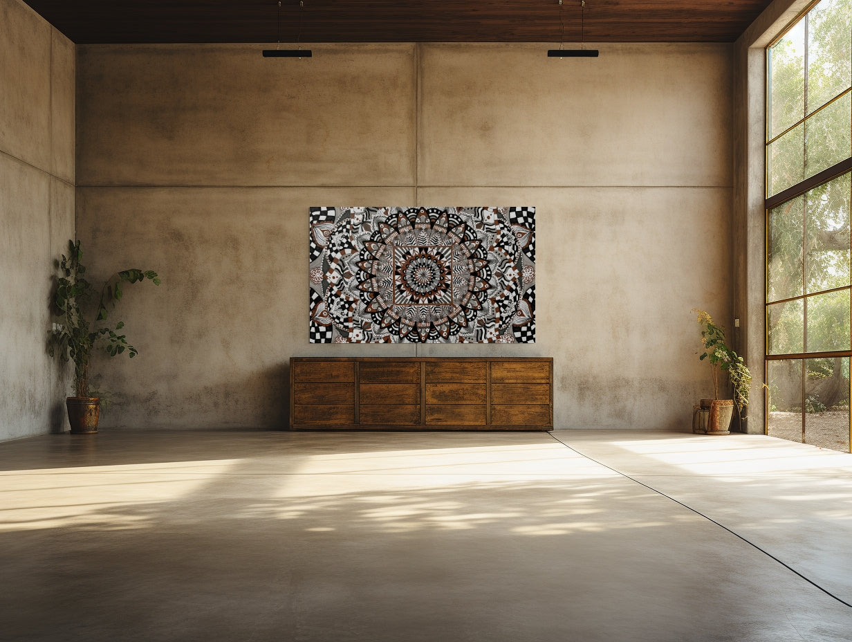 Mandala - „Geordnete Blüte“