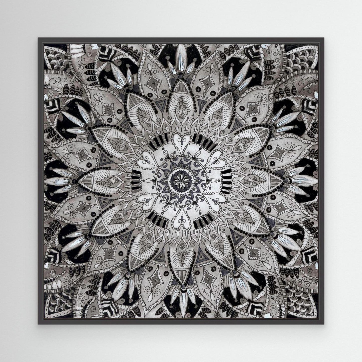 Mandala quadratisch - „Herzraum“