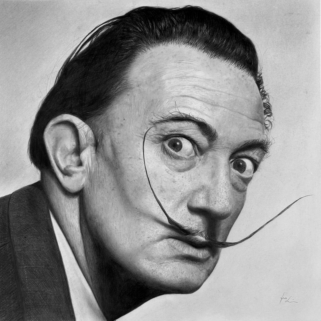 Zeichenreise: Die Entstehung meines Werks „Salvador Dali“