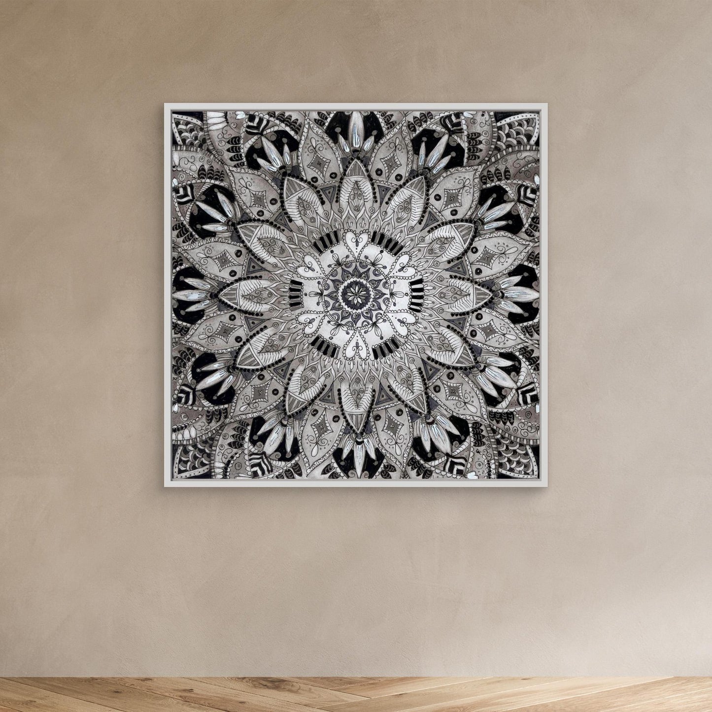 Mandala quadratisch - „Herzraum“