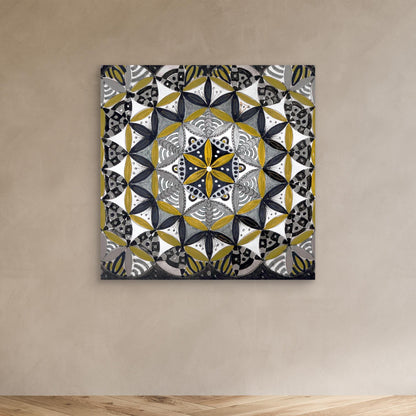 Lebensblume quadrat - Mandala