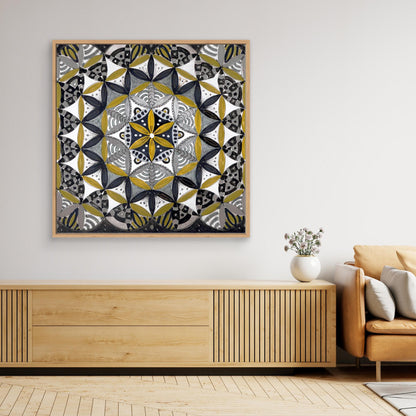 Lebensblume quadrat - Mandala