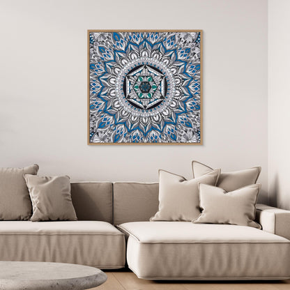 Mandala quadratisch - „Heilige Symmetrie“