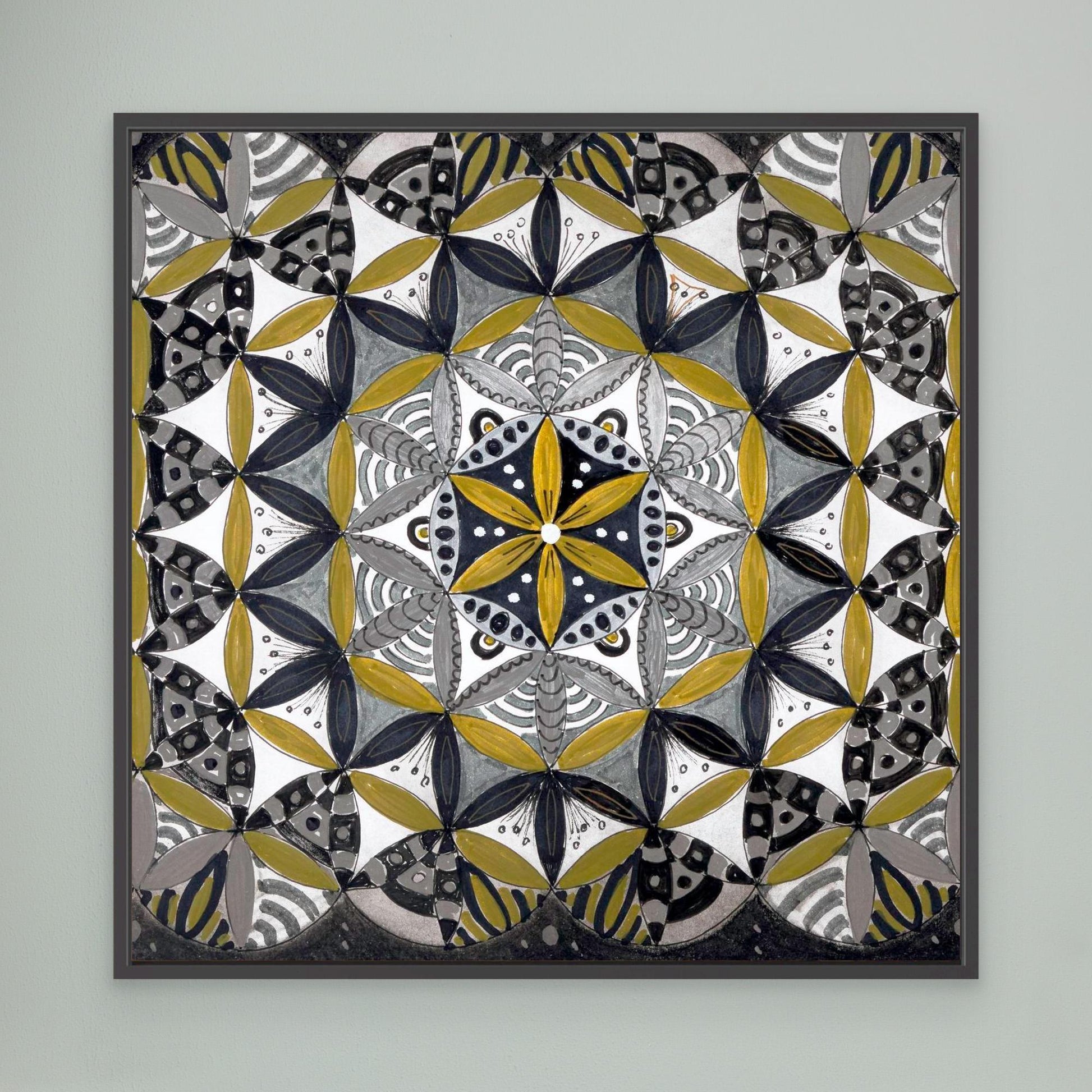 Lebensblume quadrat - Mandala