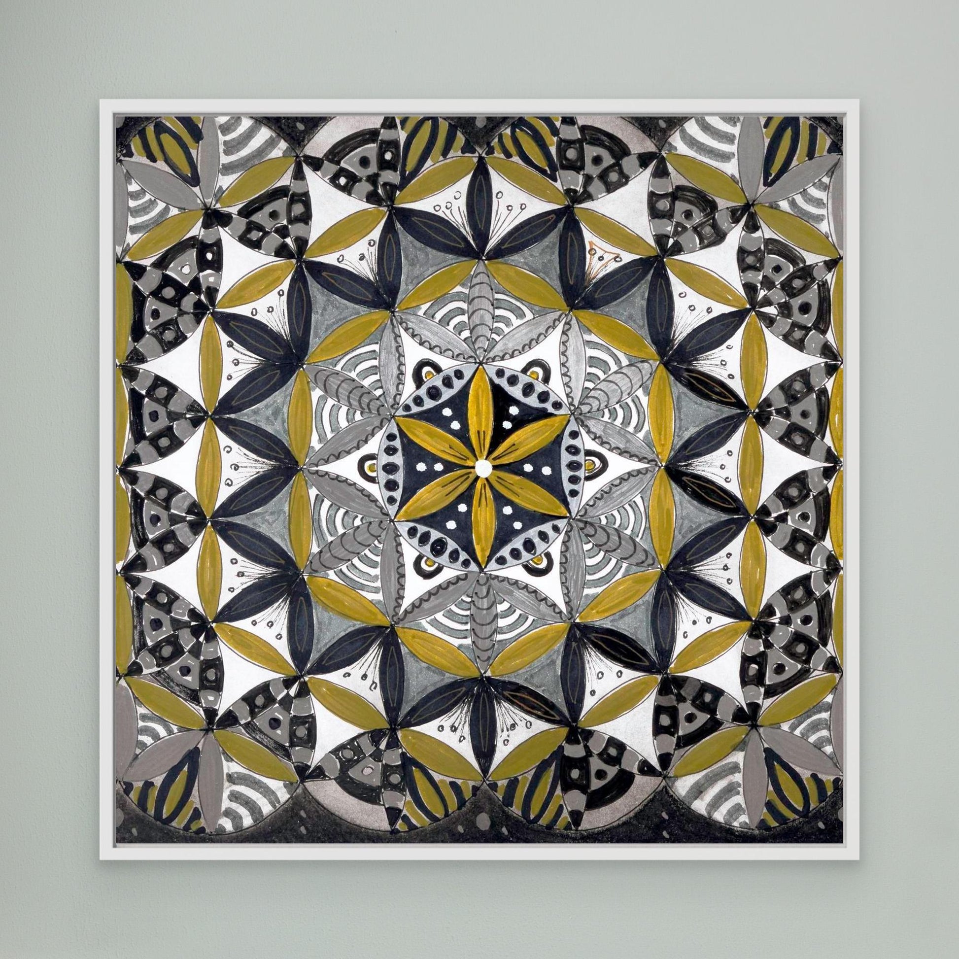 Lebensblume quadrat - Mandala