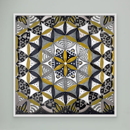 Lebensblume quadrat - Mandala