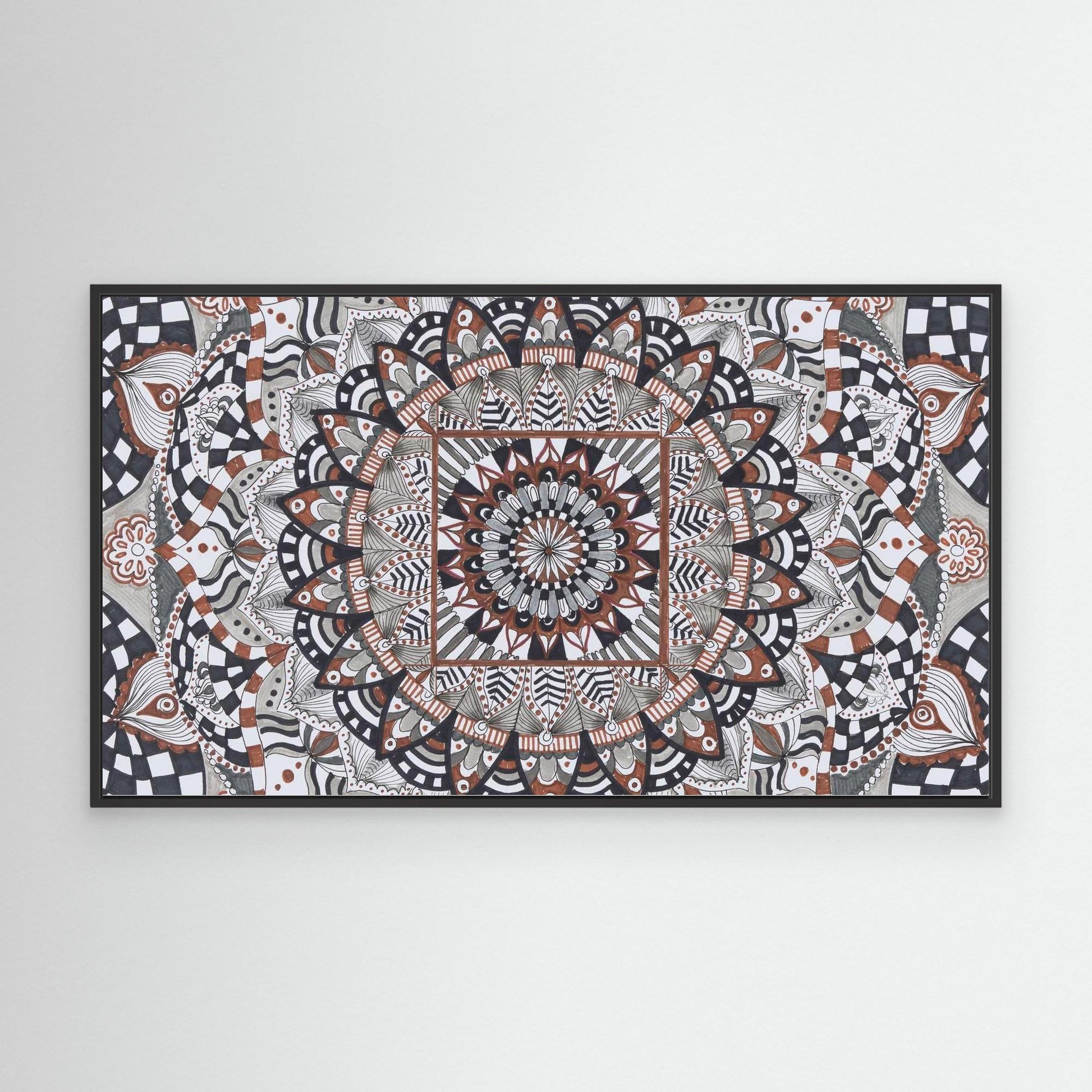Mandala -  „Geordnete Blüte“