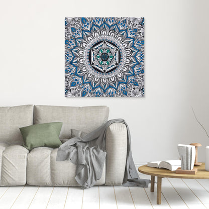 Mandala quadratisch - „Heilige Symmetrie“