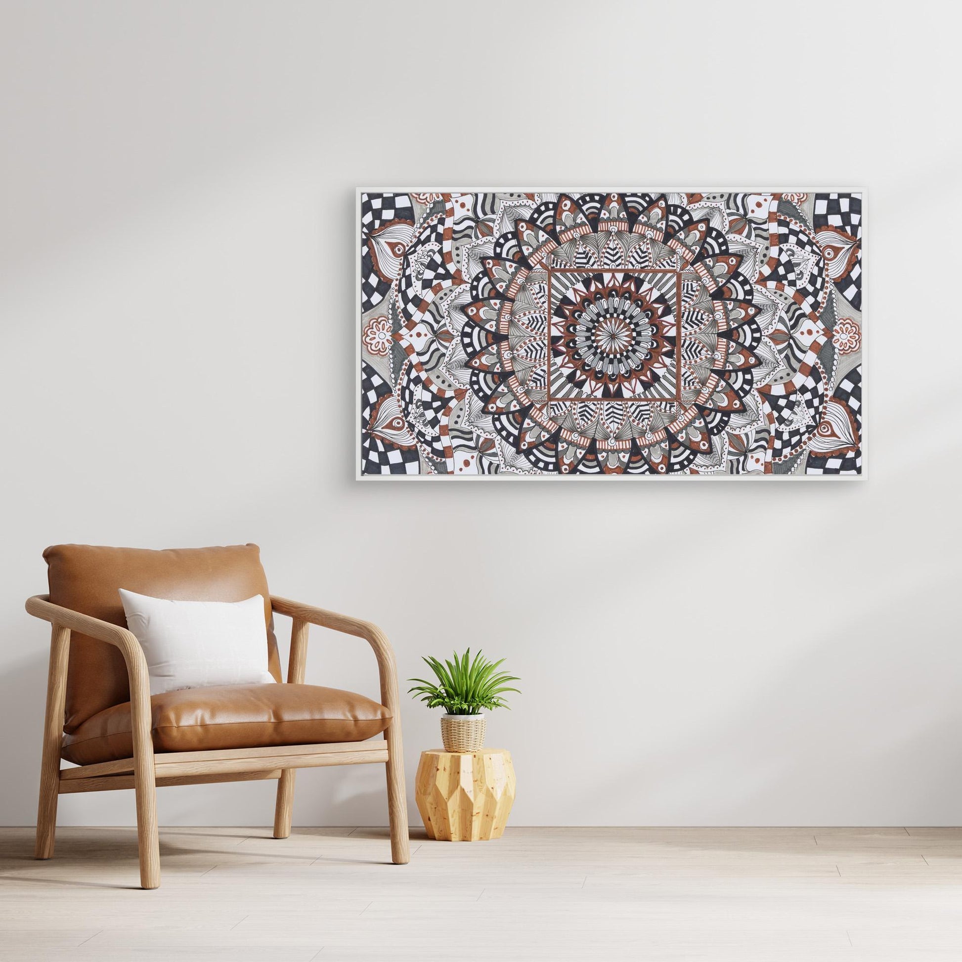 Mandala -  „Geordnete Blüte“