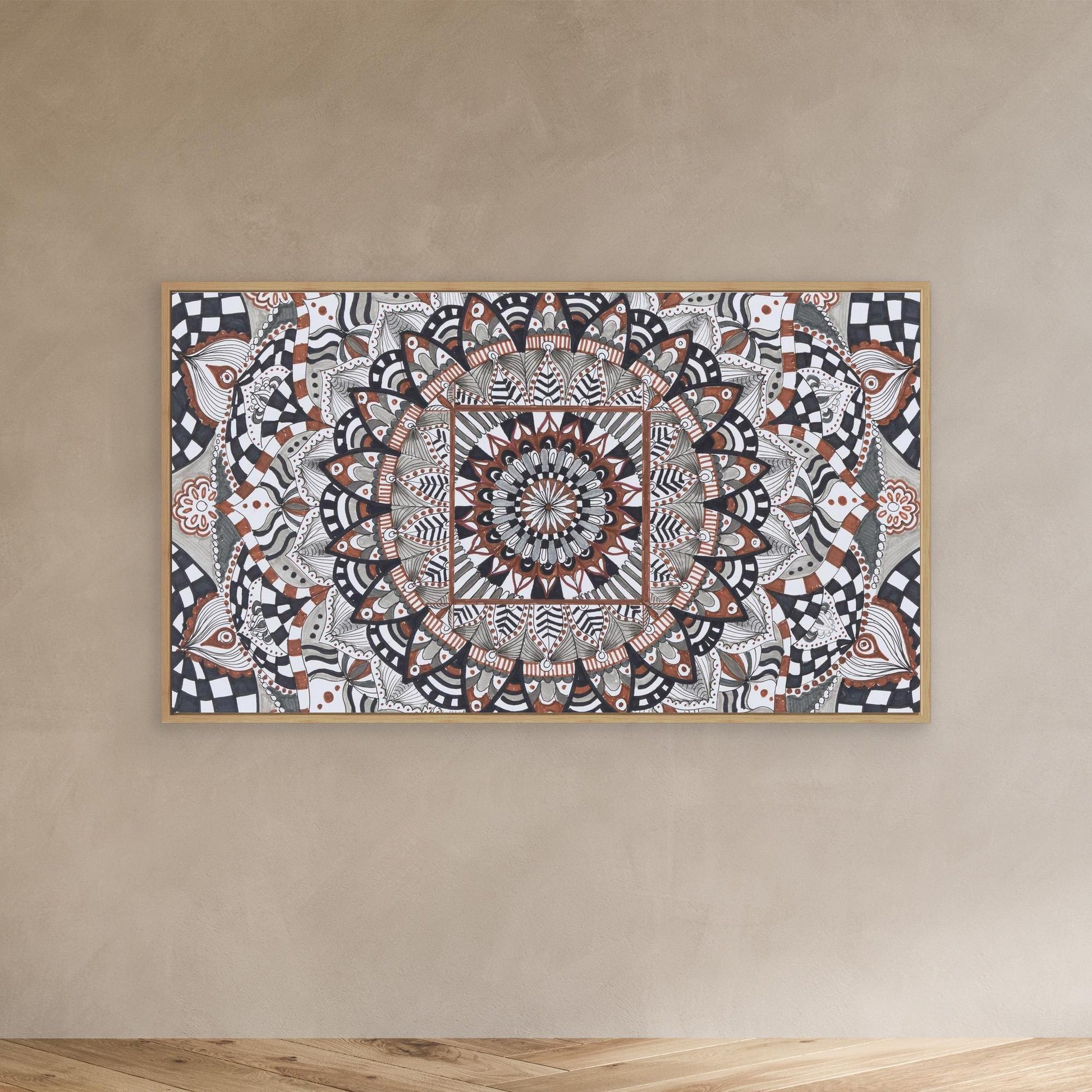 Mandala -  „Geordnete Blüte“