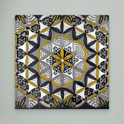 Lebensblume quadrat - Mandala