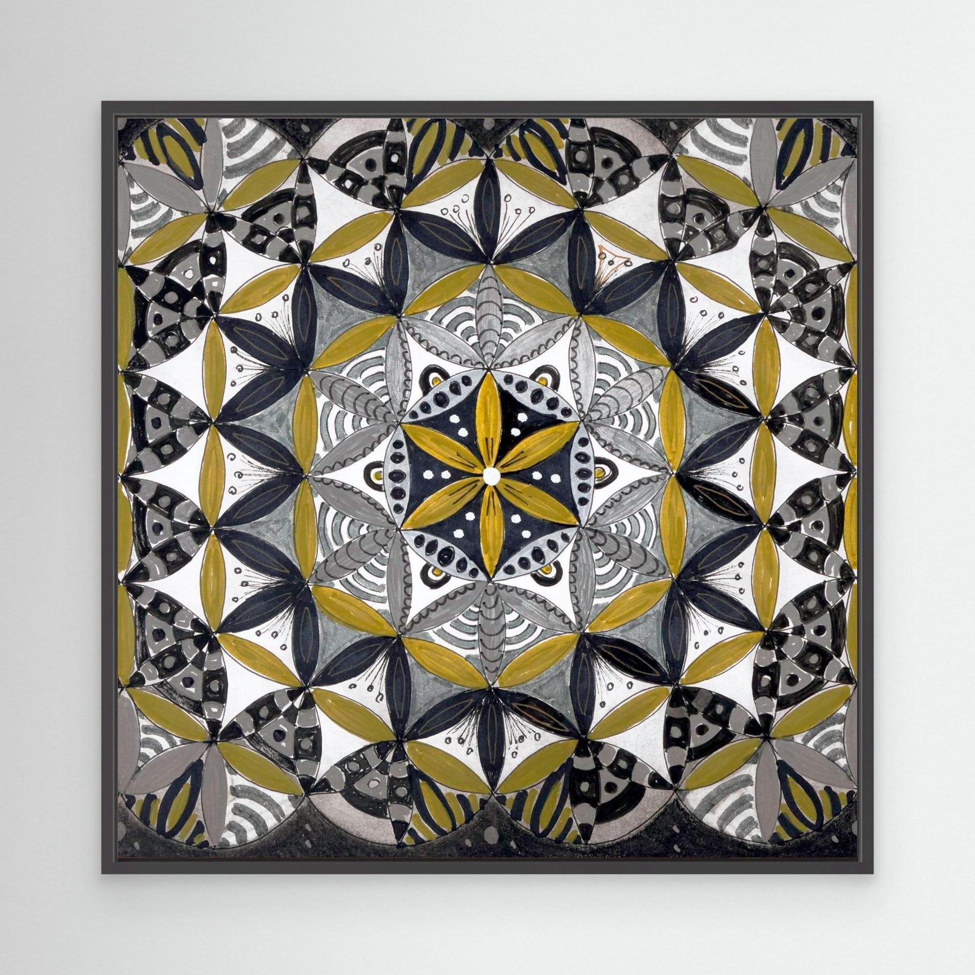 Lebensblume quadrat - Mandala