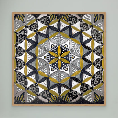Lebensblume quadrat - Mandala