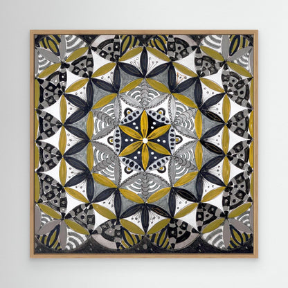 Lebensblume quadrat - Mandala