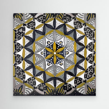 Lebensblume quadrat - Mandala