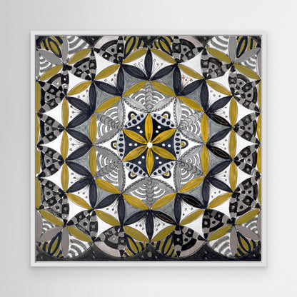 Lebensblume quadrat - Mandala