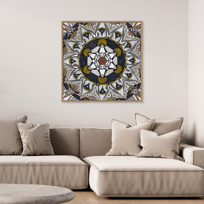 Mandala quadratisch - „Kosmische Balance“