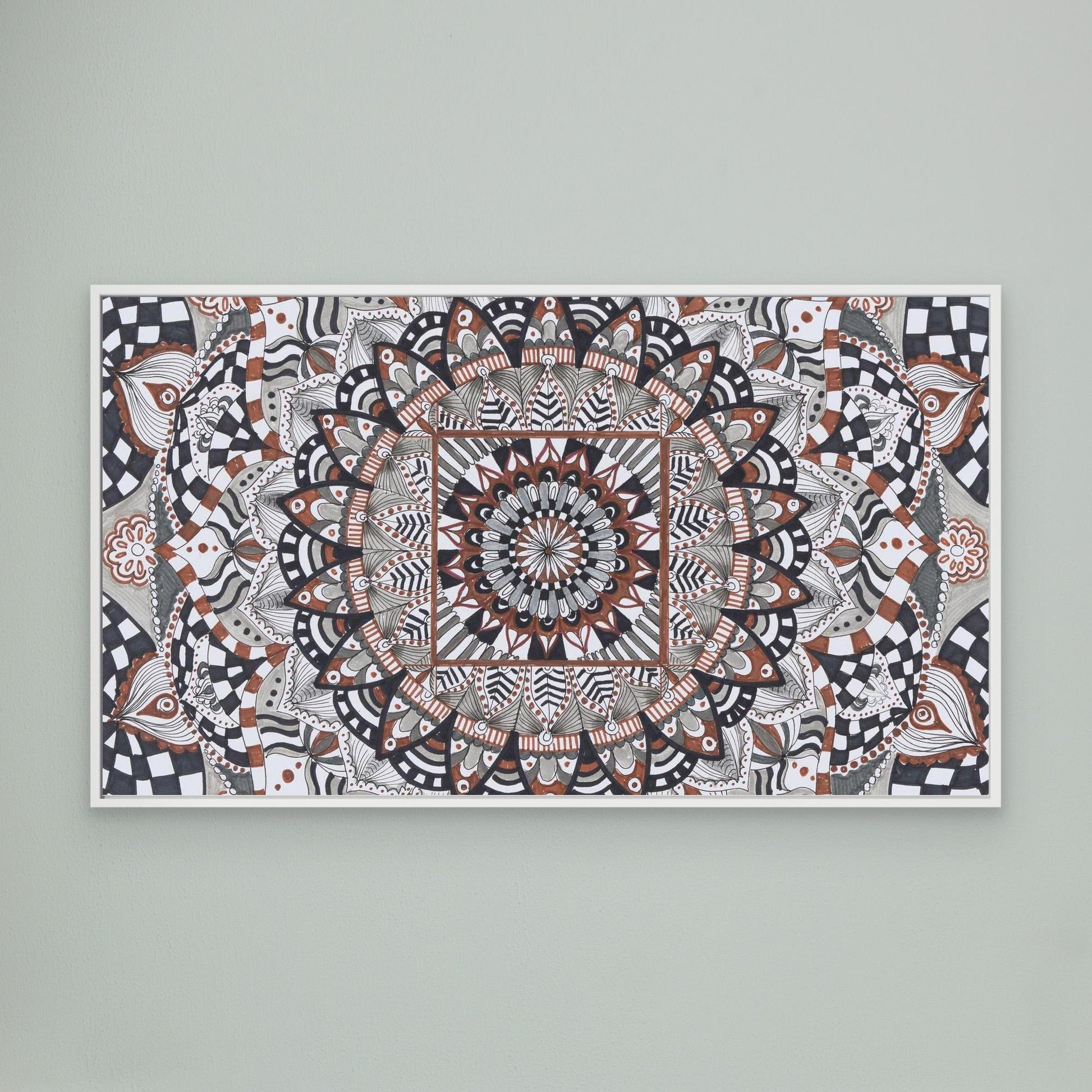 Mandala -  „Geordnete Blüte“