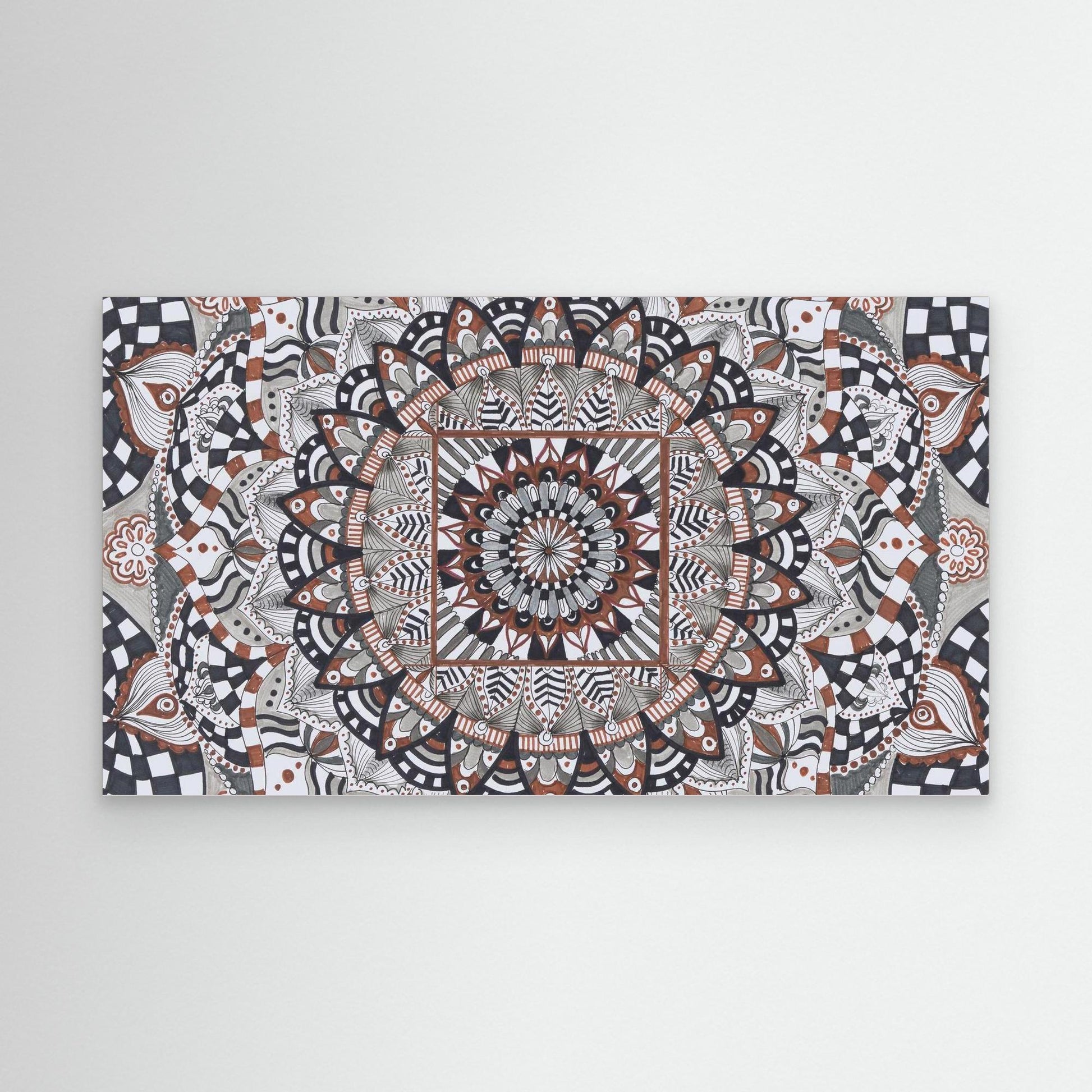 Mandala -  „Geordnete Blüte“